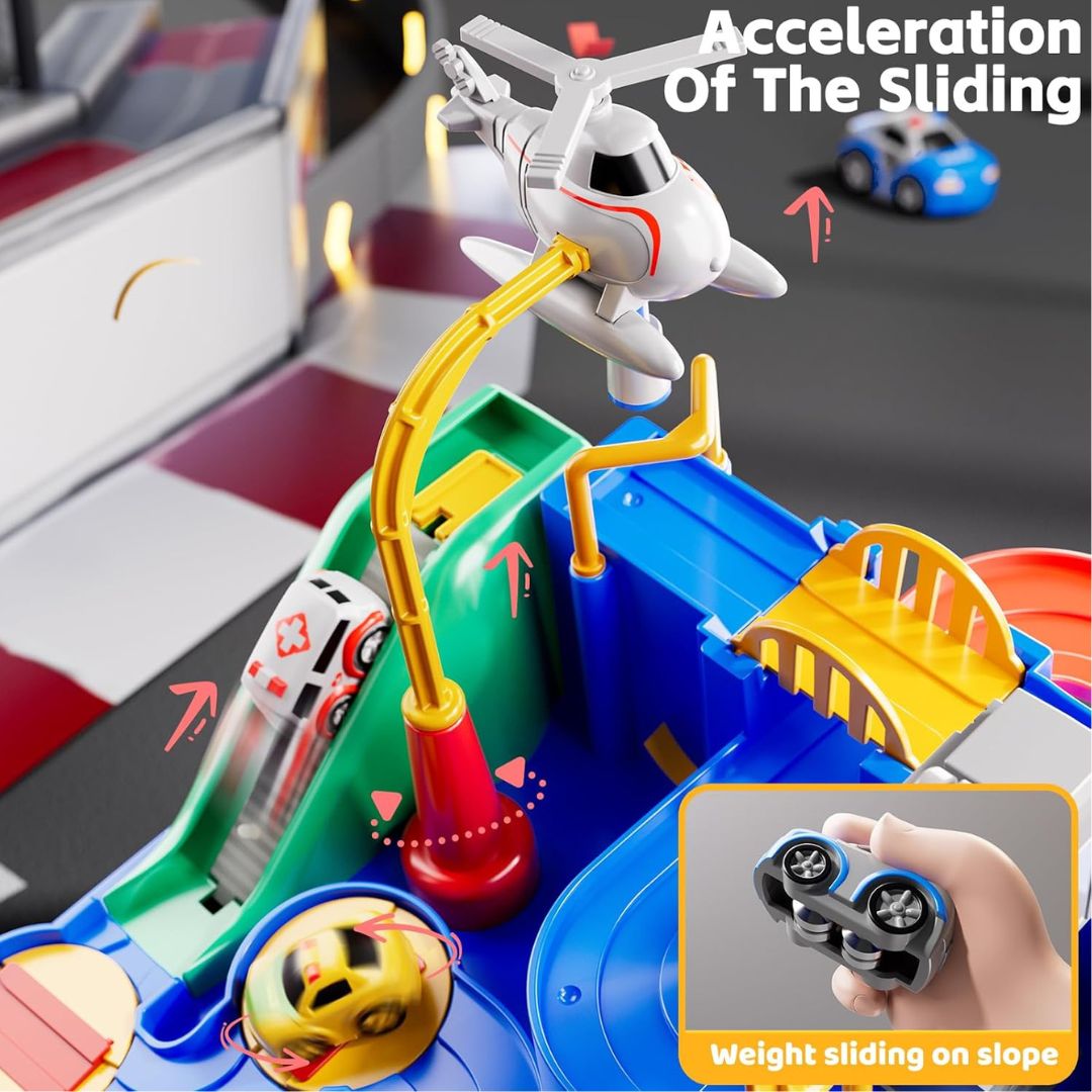 PuzzleDash™ Magnetic Tracks - Build, Race & Learn