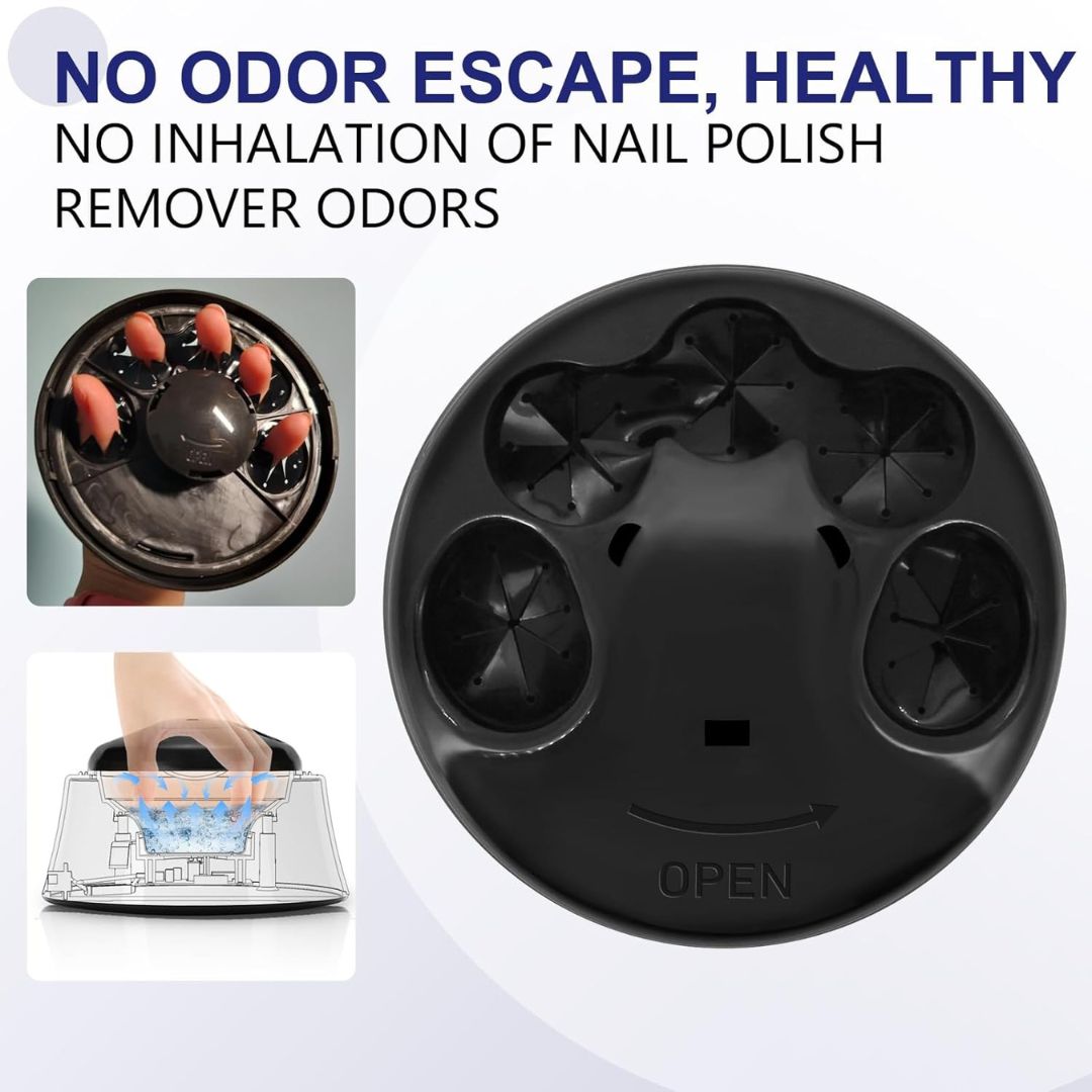 GlossOff™ Auto-Soaker - Effortless Gel/Acrylic Removal