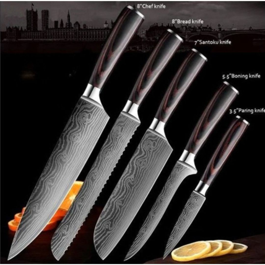 SamuraEdge™ Pro Knife Set - Mastercrafted Japanese Steel