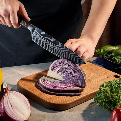 SamuraEdge™ Pro Knife Set - Mastercrafted Japanese Steel