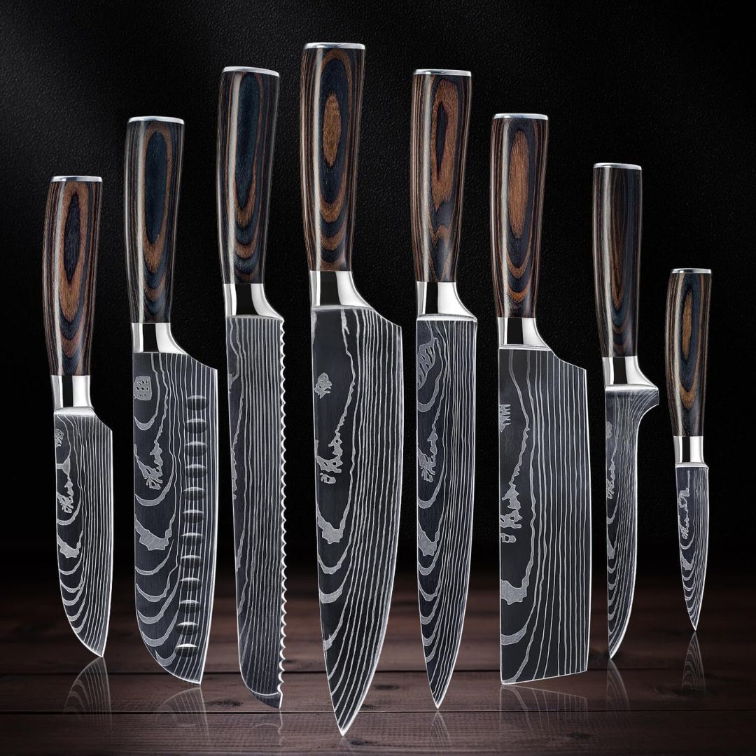 SamuraEdge™ Pro Knife Set - Mastercrafted Japanese Steel