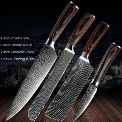 SamuraEdge™ Pro Knife Set - Mastercrafted Japanese Steel