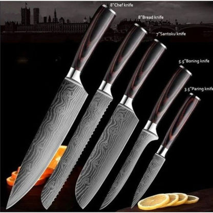 SamuraEdge™ Pro Knife Set - Mastercrafted Japanese Steel