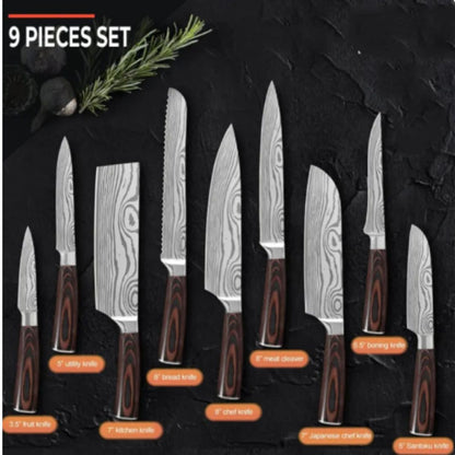 SamuraEdge™ Pro Knife Set - Mastercrafted Japanese Steel